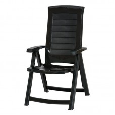 KETER. Scaun pliabil negru Aruba