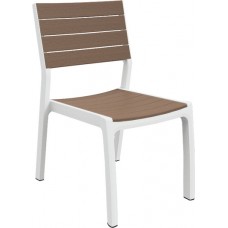 CURVER. Scaun Harmony alb-cappuccino maro 