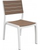 CURVER. Scaun Harmony alb-cappuccino maro 