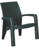 CURVER. Scaun din plastic Lago verde inchis 