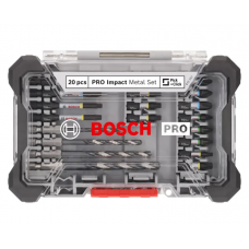 BOSCH Set mixt de 20 accesorii pentru insurubare s..