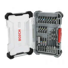 BOSCH Set mixt de 20 accesorii pentru insurubare si gaurire in metal PRO Impact, prindere hexagon 1/4"
