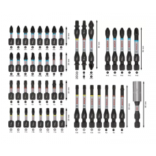 BOSCH Set de 48 biti si accesorii pentru insurubar.. BOSCH Set de 48 biti si accesorii pentru insurubar..
