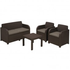 KETER. Set mobilier gradina maro Georgia