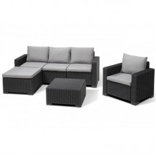 KETER. Set mobilier gradina antracit Moorea