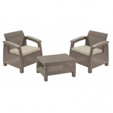 KETER. Set mobilier gradina cappuccino Corfu Weekend