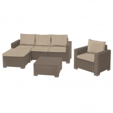 KETER. Set mobilier gradina cappuccino Moorea