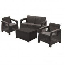 KETER. Set mobilier gradina graphite Corfu Box
