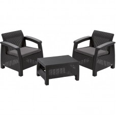 KETER. Set mobilier gradina graphite Corfu Weekend