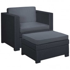 KETER. Set mobilier gradina graphite Provence Chillout