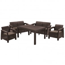 KETER. Set mobilier gradina maro Corfu Fiesta
