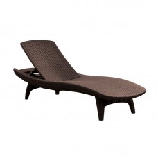 Sezlong imitatie rattan Pacific CURVER