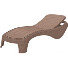 Sezlong imitatie rattan Atlantic CURVER