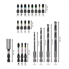 BOSCH Set mixt de 20 accesorii pentru insurubare s..