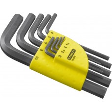 1-13-929 STANLEY. Set de 9 imbusuri scurte hexagonale