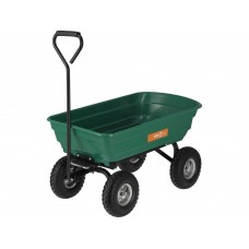 FLO Carucior tip remorca pentru gradina, capacitate 75 l