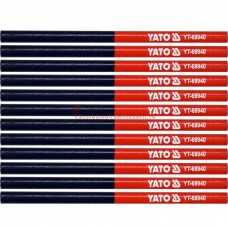Set 12 creioane cu cap dublu in 2 culori YATO
