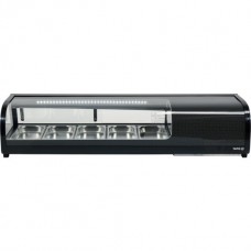 YATO GASTRO  Vitrina frigorifica 5 x 1 / 3GN 135 x 42 x 26.5