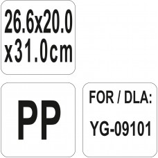 YATO GASTRO Reciepient pentru carucior 275 x 195 x..