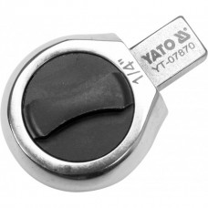 YATO Cap cheie cu clichet pentru cheie dinamometrica, prindere patrat 1/4", dimensiune 9 x 12 mm