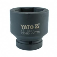 YATO Cheie tubulara hexagonala de impact 50 mm, prindere patrat 1".