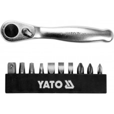 YATO Clichet cu biti 1/4 11 piese
