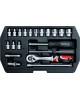 Trusa chei tubulare cu antrenor 1/4" 20 piese Yato