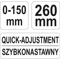 Cleste autoblocant cu picior YATO..