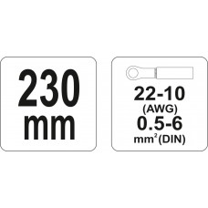  Yato Cleste sertizare pentru conectori 0.5-6 mm..
