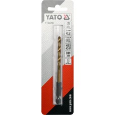 Yato Burghiu pentru metal 1/4 ,4.8 mm..
