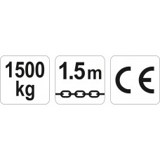 Yato Scripete cu parghie ridicare maxim 1500 kg la..