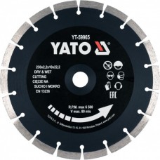  Yato Disc diamantat pentru asfalt dimensiuni 230 x 22.2 x 2.2 mm