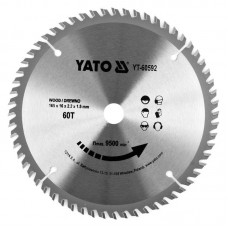 YATO Disc circular pentru lemn 165x60Tx16 mm compatibil cu YT-82810, YT-82811 YATO Disc circular pentru lemn 165x60Tx16 mm compatibil cu YT-82810, YT-82811