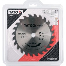 YT-60621 YATO Disc circular pentru taiat lemn 185 .. YT-60621 YATO Disc circular pentru taiat lemn 185 ..