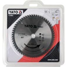 YT-60623 YATO Disc circular pentru taiat lemn 185 .. YT-60623 YATO Disc circular pentru taiat lemn 185 ..