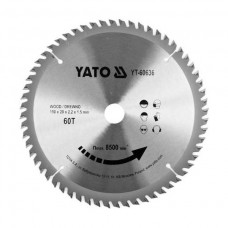 YATO Disc circular pentru lemn 190X60TX20mm