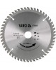 YATO Disc circular pentru aluminiu 160 x 20 x 2.2 T52