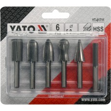  Yato Set 6 freze lemn si metal moale..