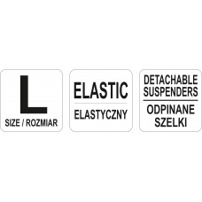  Yato Centura elastica cu bretele marimea L..