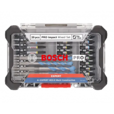 BOSCH Set mixt de 20 de accesorii pentru insurubar..