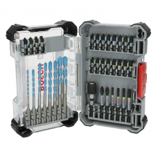 BOSCH Set mixt de 35 de accesorii pentru insurubare si gaurire Multi Construction PRO Impact, prindere hexagon 1/4"