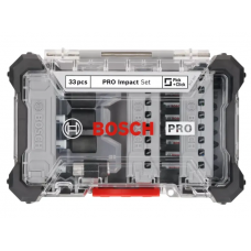 BOSCH Set de 33 biti si accesorii pentru insurubar..